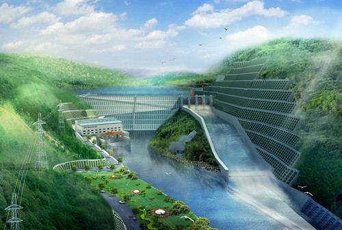 自流井老挝南塔河1号水电站项目